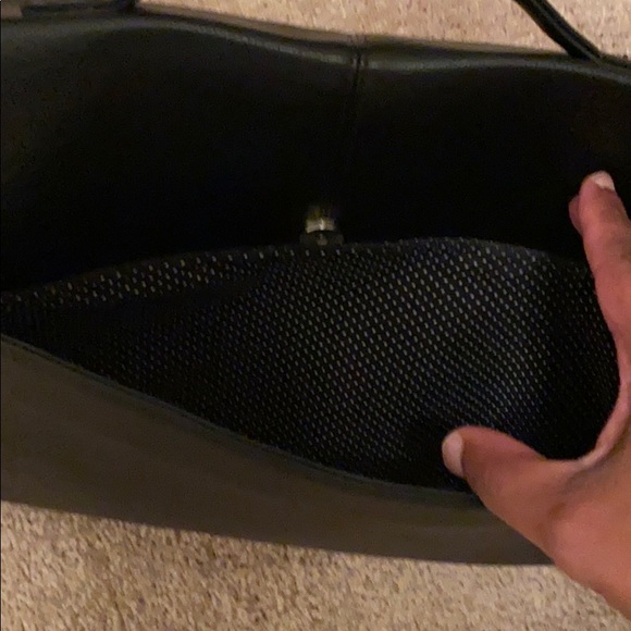 Black faux leather men brief case - Picture 3 of 6